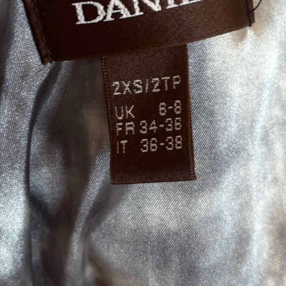 Women's Tan Button-Up Leather Jacket Size Small - Picture 7 of 8